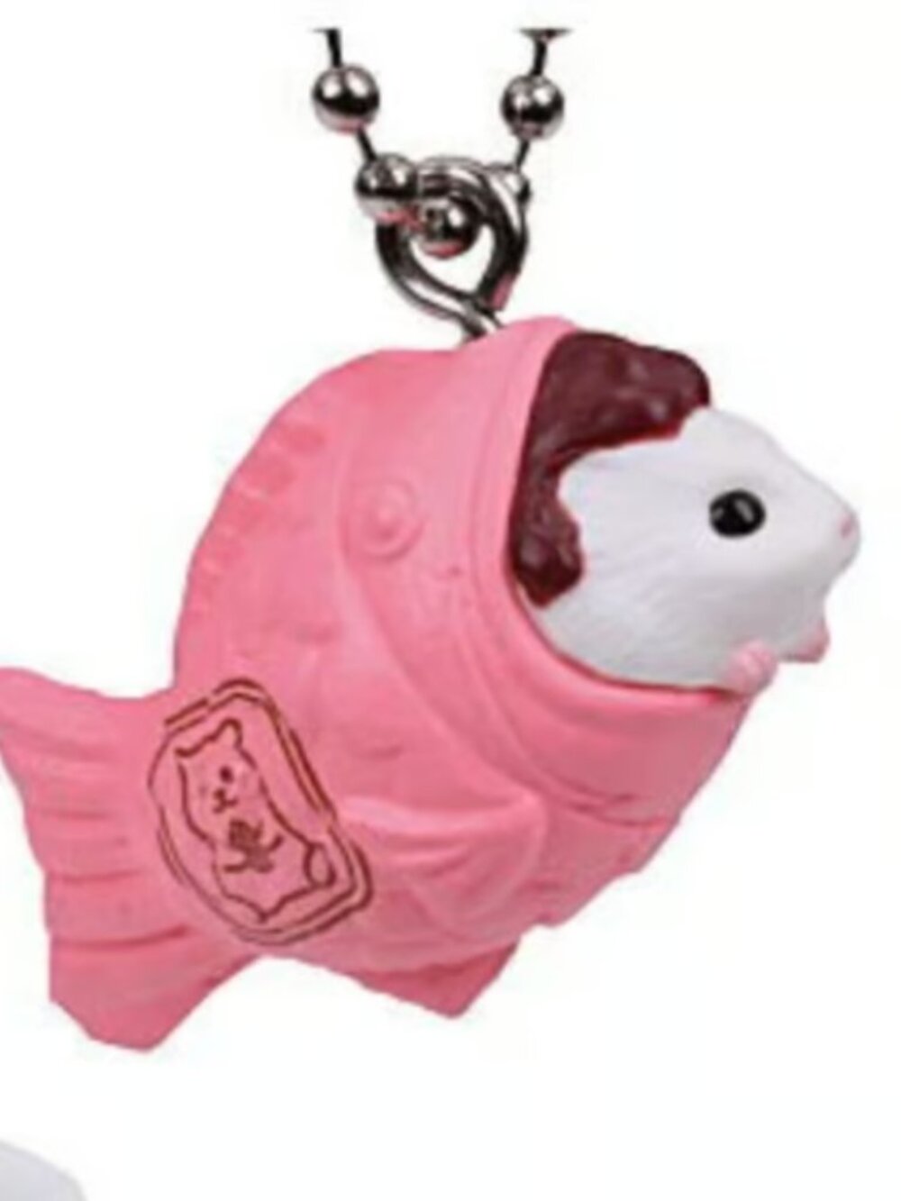 Hamster Taiyaki Wagashi Uraraka Keychain Gachapon